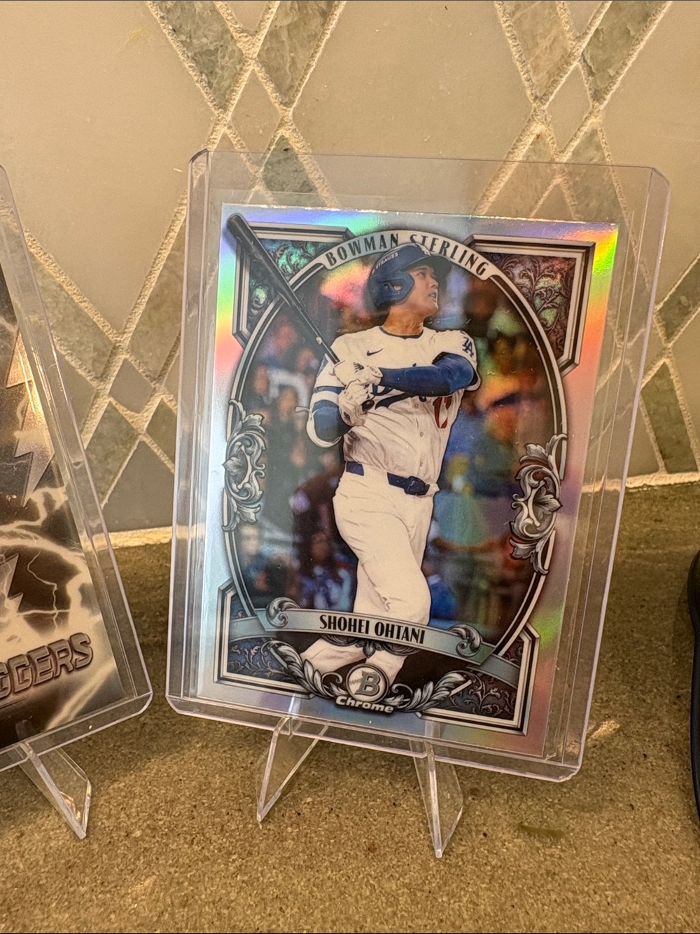 Bowman Sterling Shohei Ohtani Chrome Baseball Card - Holographic